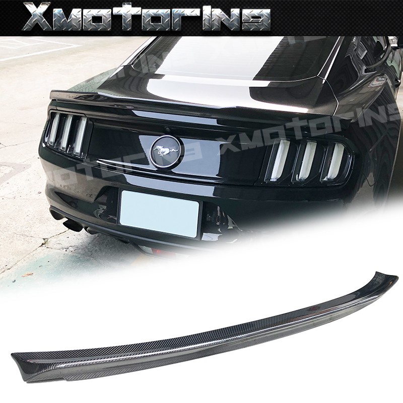 XM Ford 福特 野馬 Mustang B款 卡夢尾翼 壓尾 鴨尾 空力套件 碳纖維
