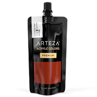 Arteza 深紅色 Crimson Red 120 ml 精品壓克力顏料 - A105（ 美國 ）