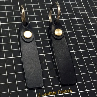 U皮革工場-牛皮鑰匙圈（免費刻字） 手工皮革 手作皮件