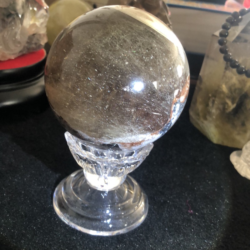 ✨天然異象水晶球665g80mm✨收藏級