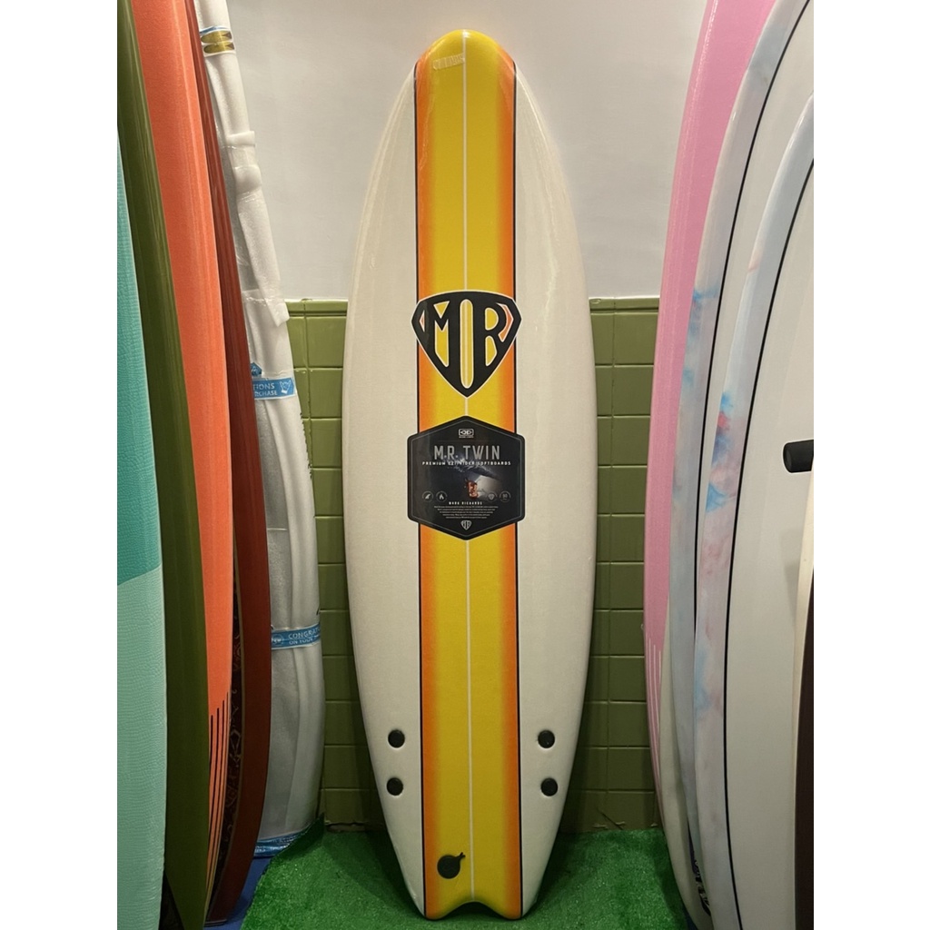 Ocean Earth MR TWIN FIN 6'0 6'6 軟板 衝浪板 衝浪板 軟板 魚板 softboards
