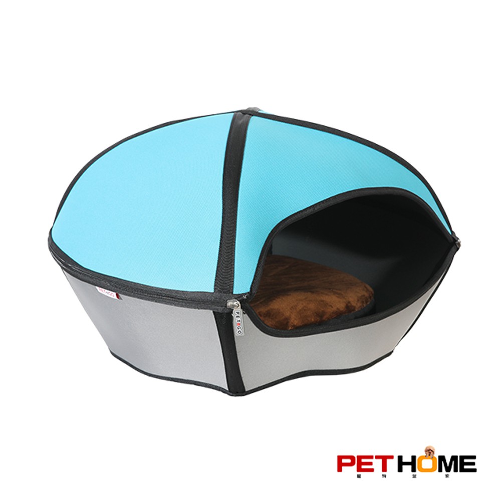 【 PET HOME 寵物當家 】蛋塔 造型 寵物 窩床 - 藍色