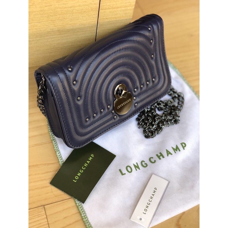 Longchamp WOC小羊皮包