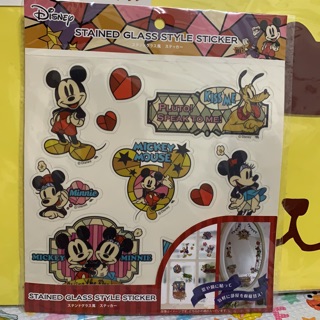 日本雜貨 迪士尼 Disney 米奇 貼紙/玻璃貼紙