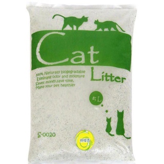 【食尚汪喵】-Cat Litter-經濟型精油細球砂5L，多種香味 (單包) 超取限購2包~
