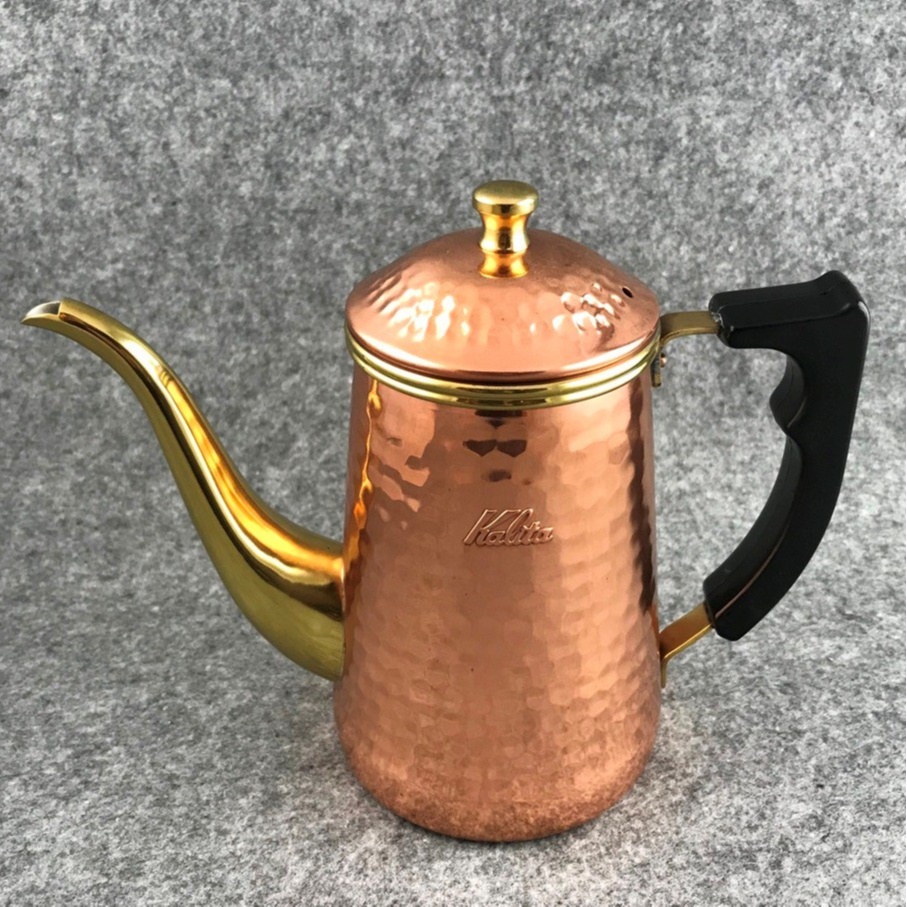 【台北實體店】 Kalita Copper POT 鶴嘴銅壺0.7mm厚銅 0.7L特製電木隔熱手把 加強鍍鎳