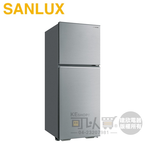 SANLUX 台灣三洋 ( SR-C321B1B ) 321公升 一級能效雙門電冰箱
