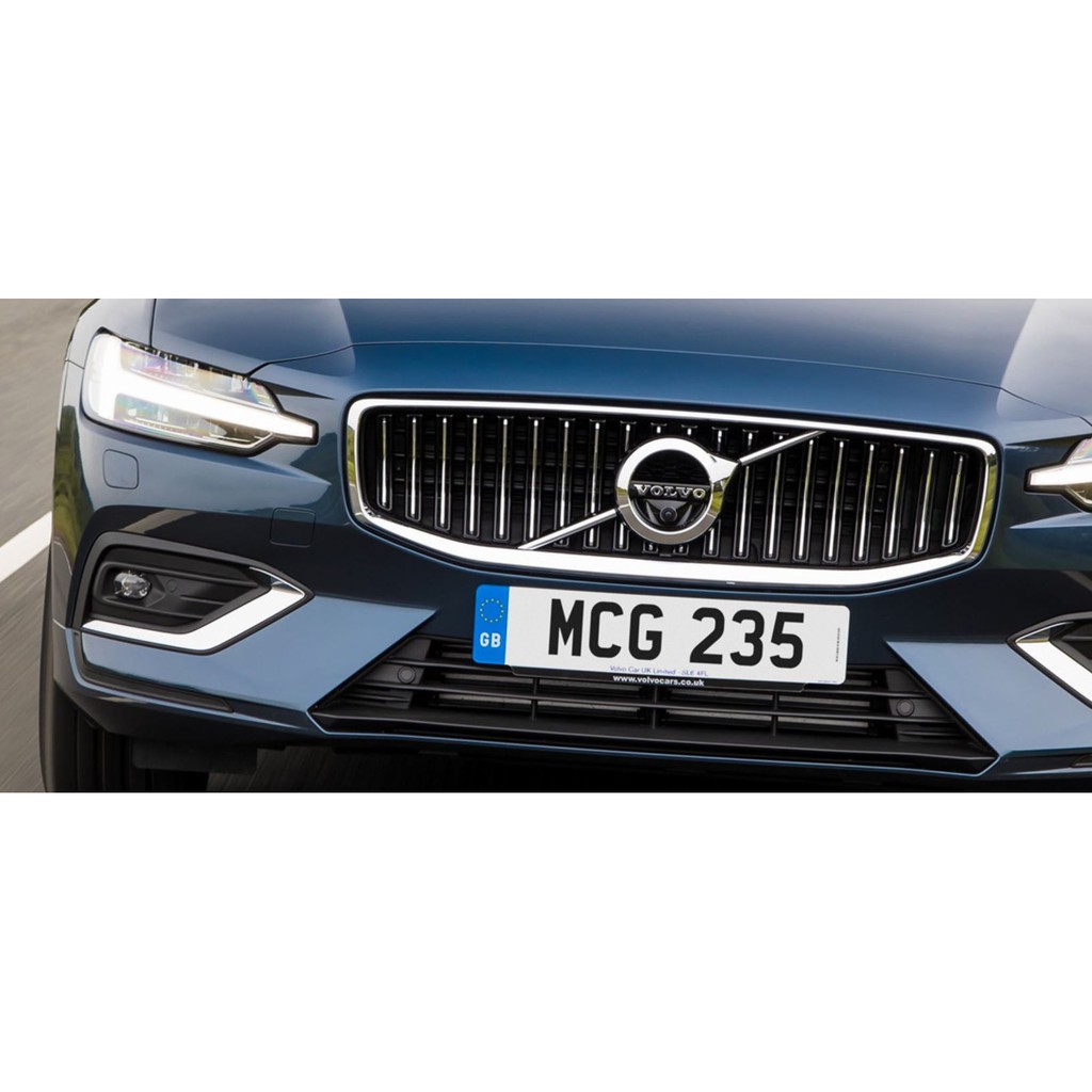 VOLVO 原廠 new V60 Inscription 直瀑式鍍鉻水箱護罩, 德國原裝進口