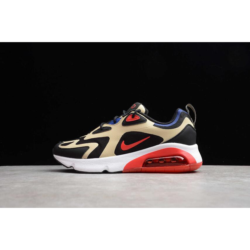 air max 200 team gold university red black