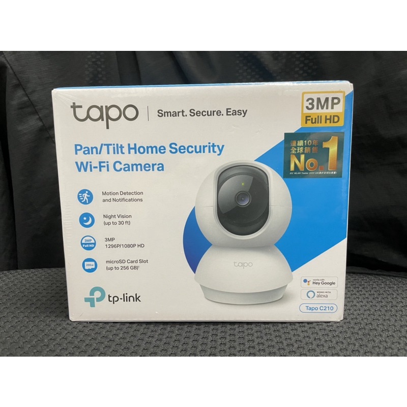 TP-link Tapo C210 旋轉式家庭 P CAM WiFi/ 移動偵測/雙向溝通/網路攝影機