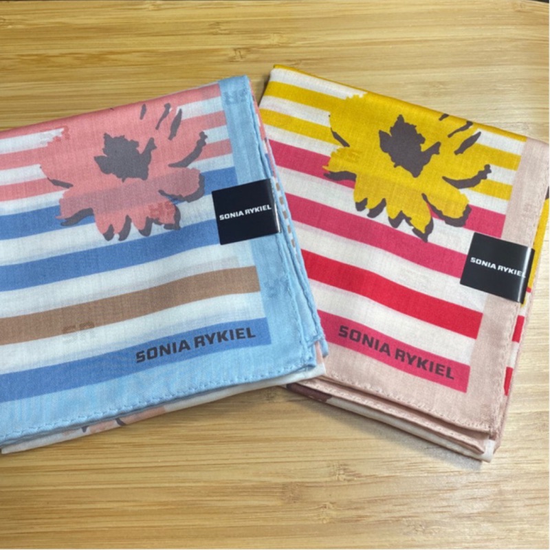 日本🇯🇵日本製 SONIA RYKIEL 手帕 女用手帕 手巾 絲巾