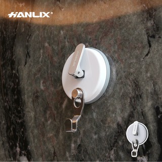 現貨贈輔助貼【Hanlix亨利士】MIT臺灣製 強力吸盤耐重10kg 前後掛籃單勾【9430083】無痕掛勾 免釘免鑽