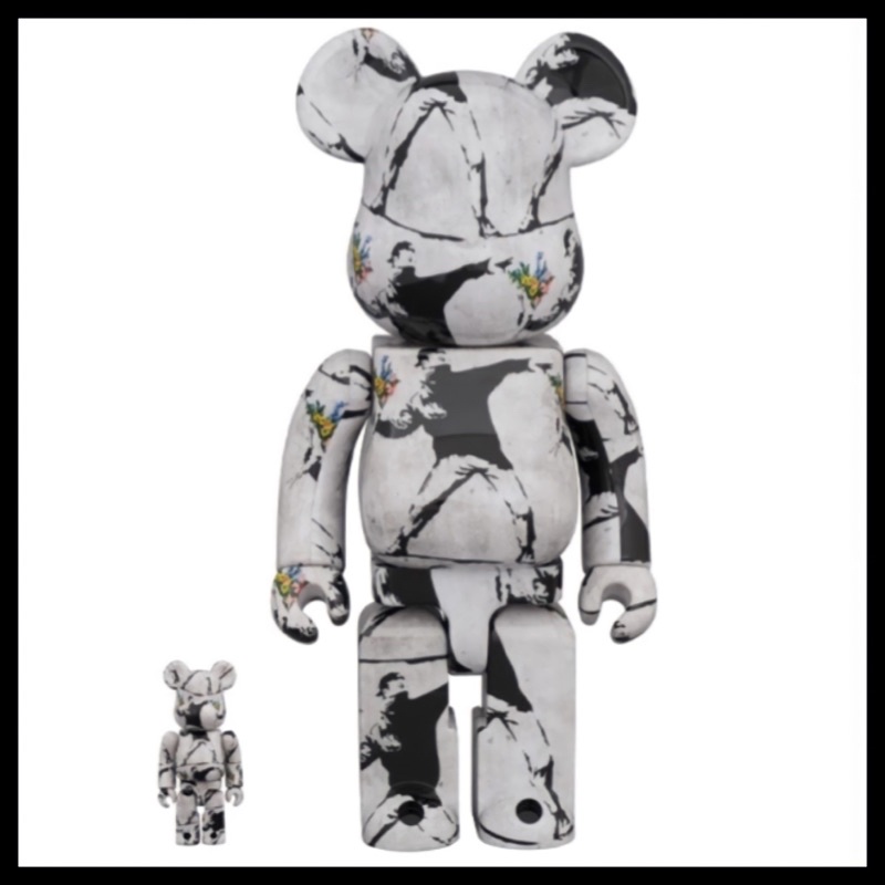 【No4_another.art】BE@RBRICK 丟花人500%