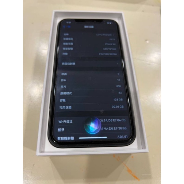 apple iphone xr 128G 黑色 9成新