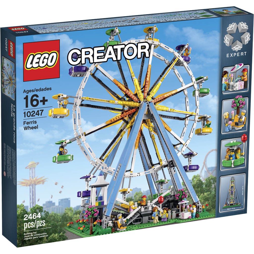 [正版] 絕版 樂高 LEGO 10247 摩天輪 (全新未拆品) Ferris Wheel 遊樂園 兒童樂園