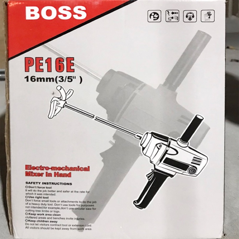 BOSS PE16E 水泥攪拌機/台灣品牌/二手/專業級