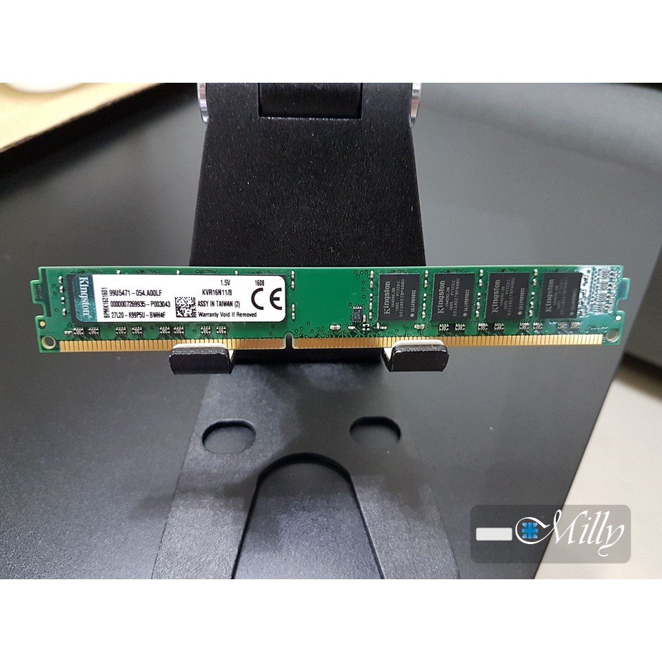 金士頓 Kingston DDR3 1600 8G 8GB KVR16N11/8 雙面 桌電 記憶體