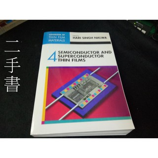 【本度二手書3B32】Handbook of Thin Film Materials:4 0125129084