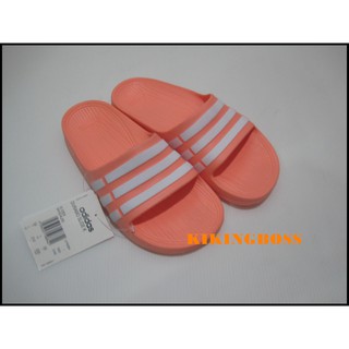 ADIDAS DURAMO SLIDE K 女童拖鞋 粉橘色 CP9384 特價450元