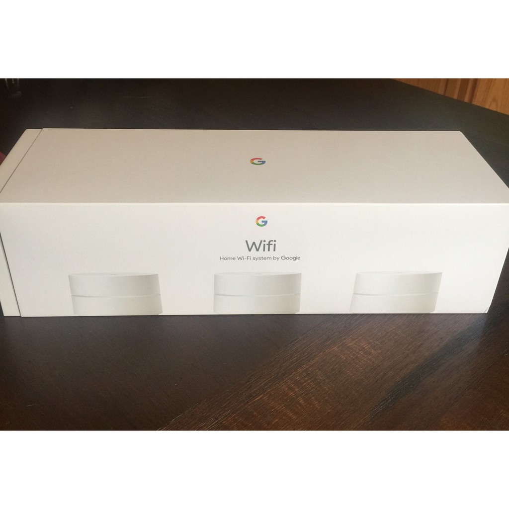 全新現貨1組！Google wifi AC1200 Dual-Band Home 無線路由器原廠3件組合裝(白色)