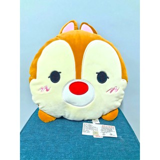 快速出貨 迪士尼 Disney 奇奇蒂蒂 TSUM TSUM 12吋 頭型玩偶 靠枕 抱枕 - (蒂蒂款)