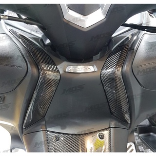 駿翔車業【JX MOTO】MOS TMAX 560 前置物箱左右飾條 置物盒 飾片 碳纖維 正卡夢 貼片 重機 紅牌