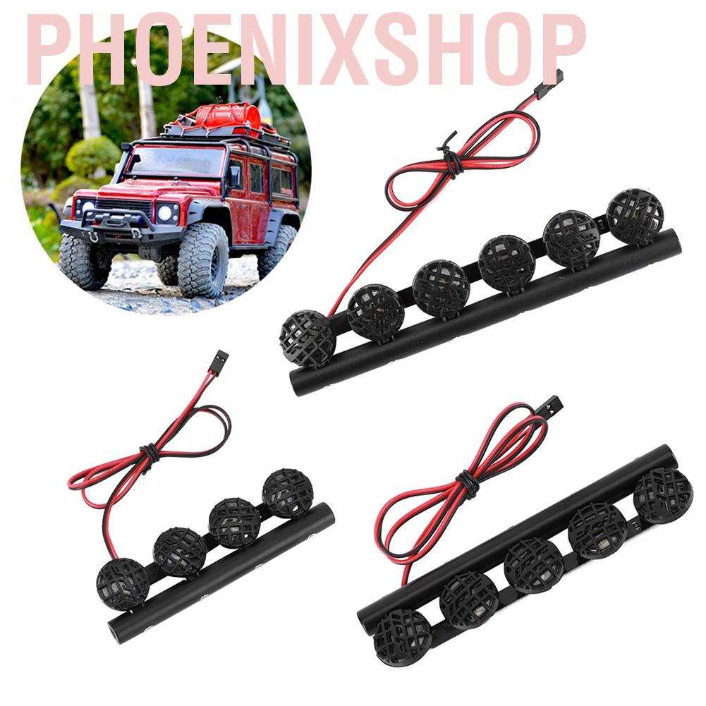 Phoenixshop Led 通用車頂燈diy 圓形仿真行李架燈大燈配件適用於trx4 Scx10 1 1 蝦皮購物