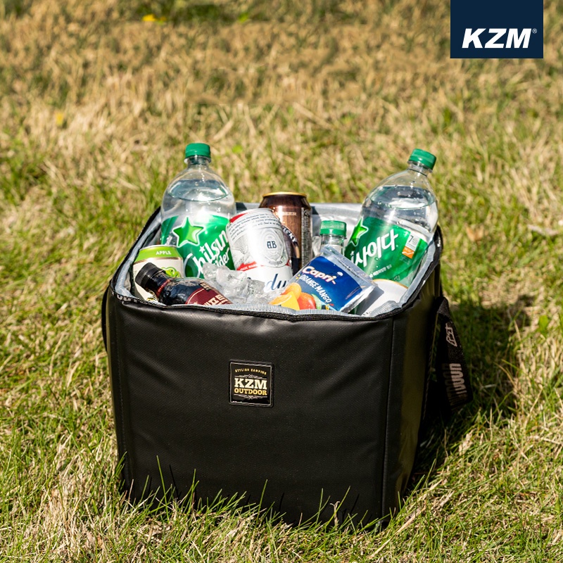 【大山野營-露營趣】KAZMI K21T3K07 素面個性保冷袋 25L 保冷袋 冰桶 保冰袋 保溫袋 野餐袋 軟式冰箱