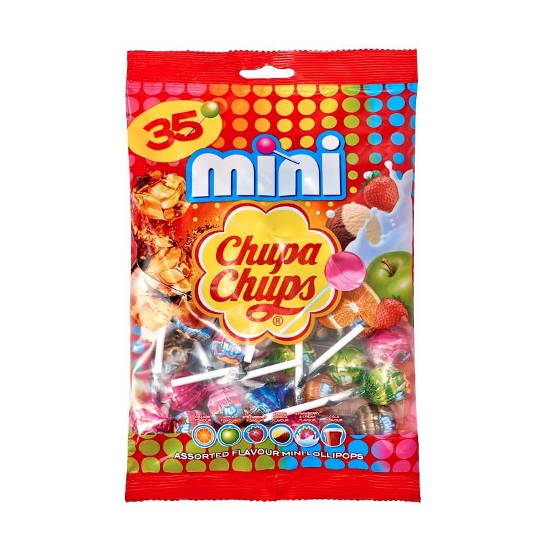 chupa chups 加倍佳Mini棒棒糖 chupeta lollipops 🍭 210g