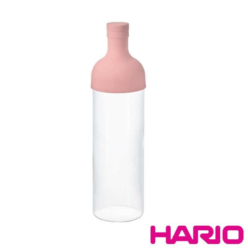 【HARIO】酒瓶粉紅色冷泡茶壺750ml 春夏限量色 現貨不用等