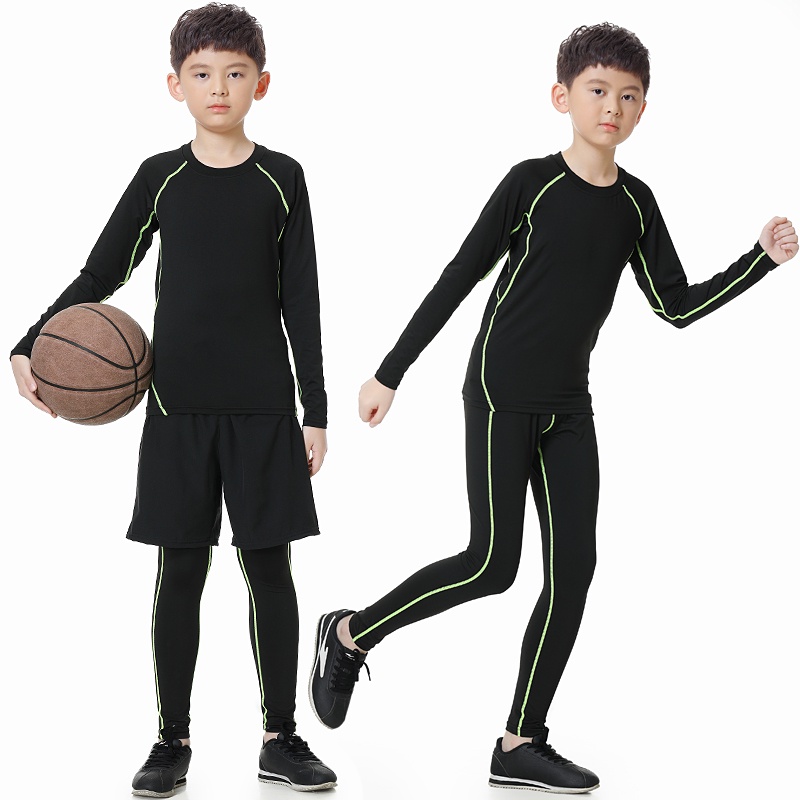 迪卡儂 保暖內衣 兒童 緊身衣 訓練服 速幹衣 男童 籃球 足球 打底 運動 套裝 運動服裝 兒童保暖衣