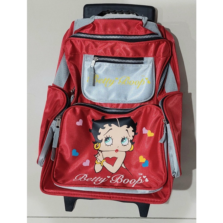 Betty Boop 貝蒂拉桿包 手提包 背包 多用途拉桿旅行包 精品商務拉桿行李箱 旅行箱 旅行袋 登機箱 手拿包