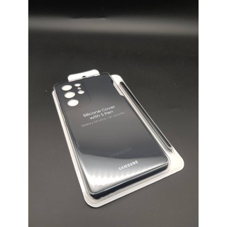 三星samsung galaxy S21 Ultra 原廠矽膠薄型背蓋(附S PEN）