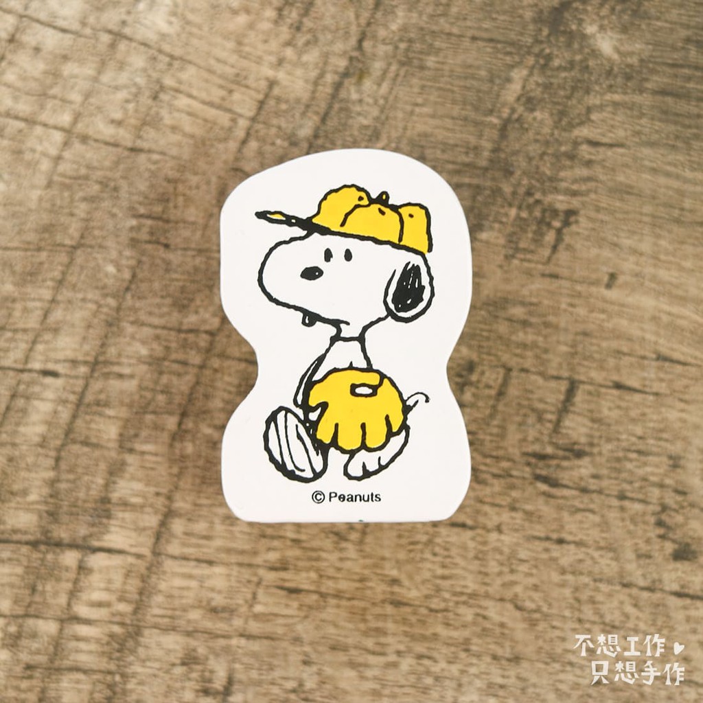【不想工作。只想手作】KODOMO NOKAO Snoopy 史努比 棒球手套