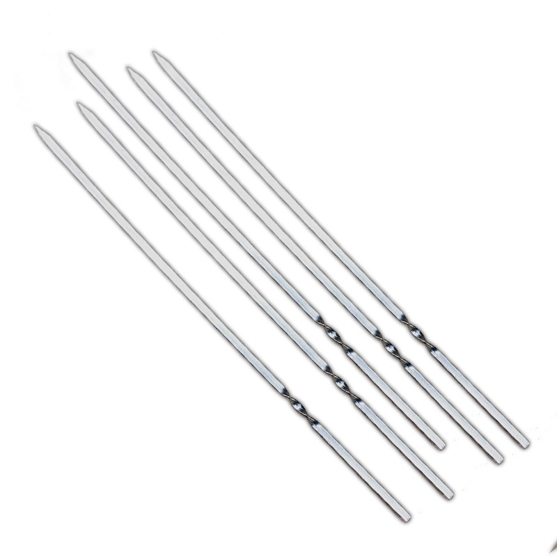 不鏽鋼烤肉籤 扁款 圓款 不銹鋼烤肉串籤 烤肉叉 叉子 烤肉串籤 竹籤代替 串燒叉 烤肉串 附發票【賣貴請告知】