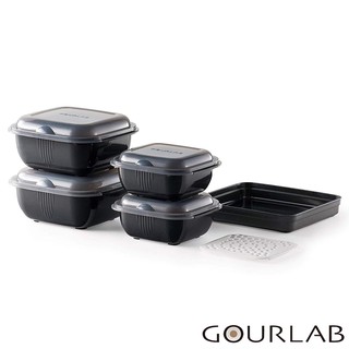【GOURLAB】領券再折扣 GOURLAB Plus多功能烹調盒系列-多功能六件組(附中文食譜)免開火上菜