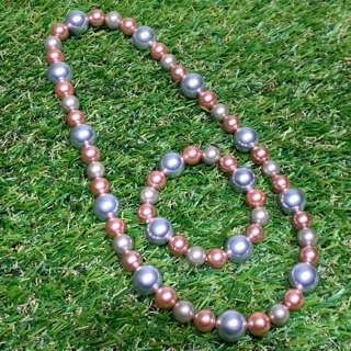 《彩雅寶石精品 寵愛珍珠系列》三色貝寶珠項鍊 手鍊 珍珠 貝珍珠