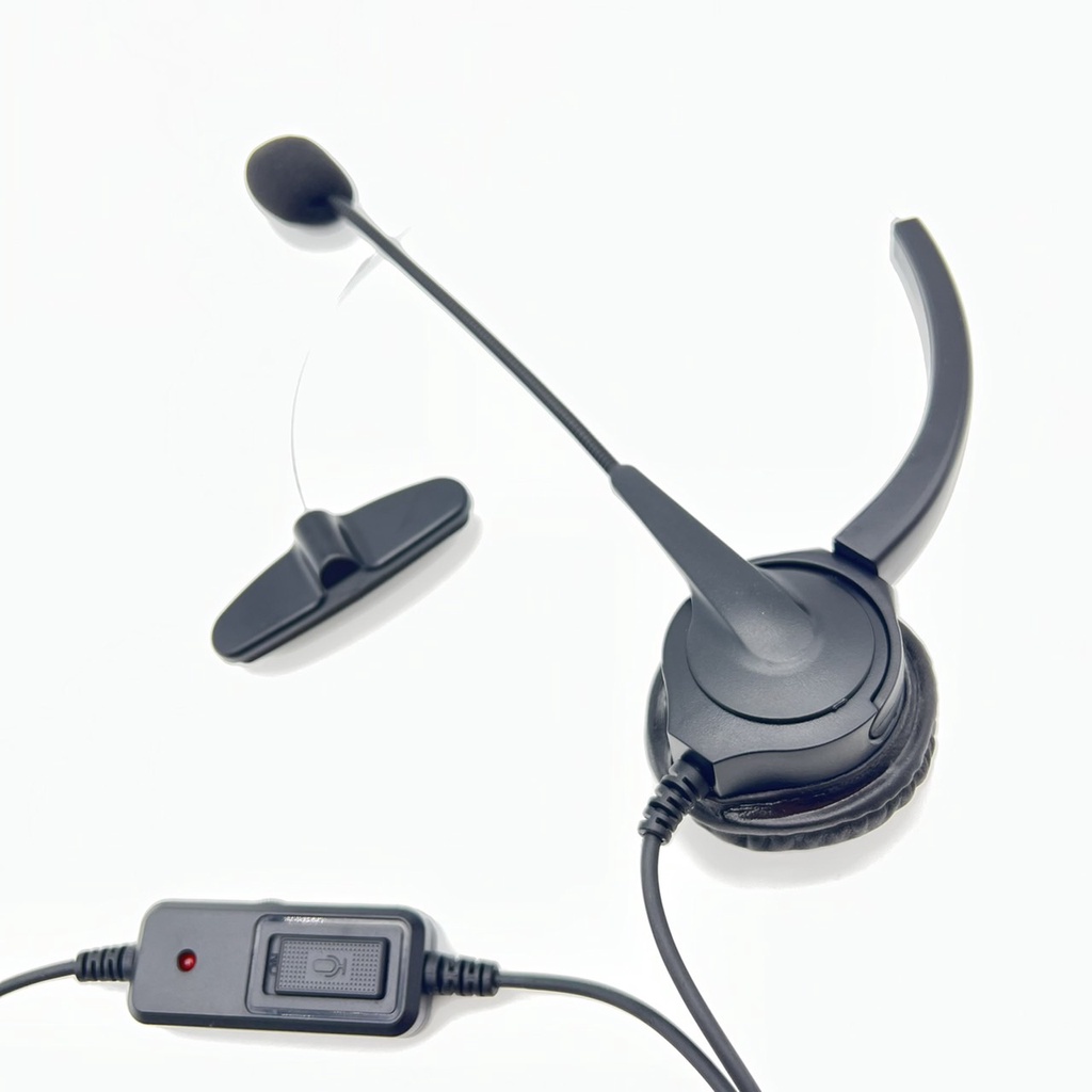 【仟晉資訊】Cisco思科 CP-7911話機專用 單耳耳機麥克風 含調音靜音 免用轉接器耳機麥克風