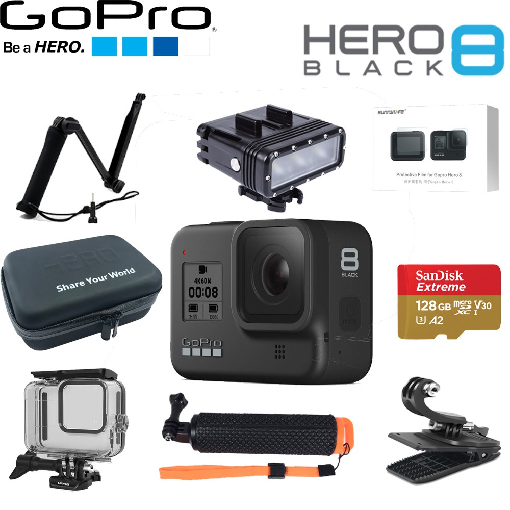 Gopro Hero 8 Hero8 Gopro8 運動攝影機運動相機潛水玩家組公司貨 蝦皮購物