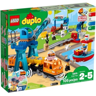 【宅媽科學玩具】LEGO 10875 貨運列車 DUPLO系列