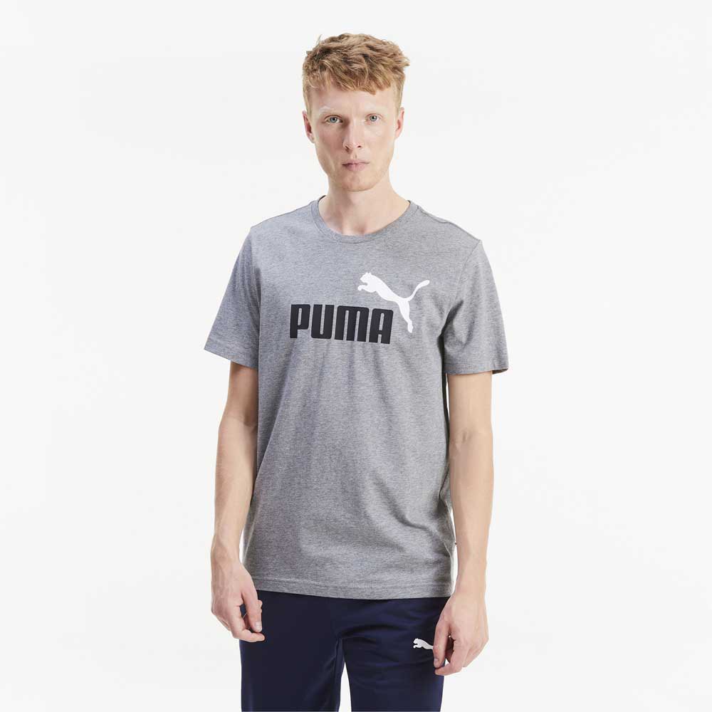 Puma Essential 基本款 Logo 短TEE 灰【 Watch On-line Store】