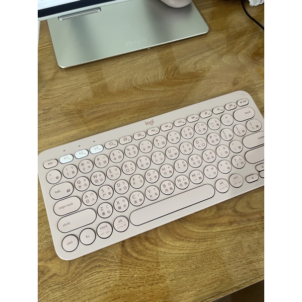 羅技k380藍芽鍵盤粉紅色