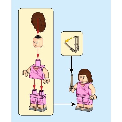 LEGO 樂高 75969 哈利波特系列 霍格華茲 天文塔 史拉轟俱樂部 拆賣 單售 人偶 禮服 妙麗 格蘭傑 含魔杖