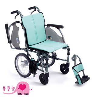 【免運贈好禮】寶寶樂 均佳日本MIKI鋁合金輪椅CRT-3 CRT-4 羽量級輪椅 輕量型輪椅 移位型輪椅 可掀扶手