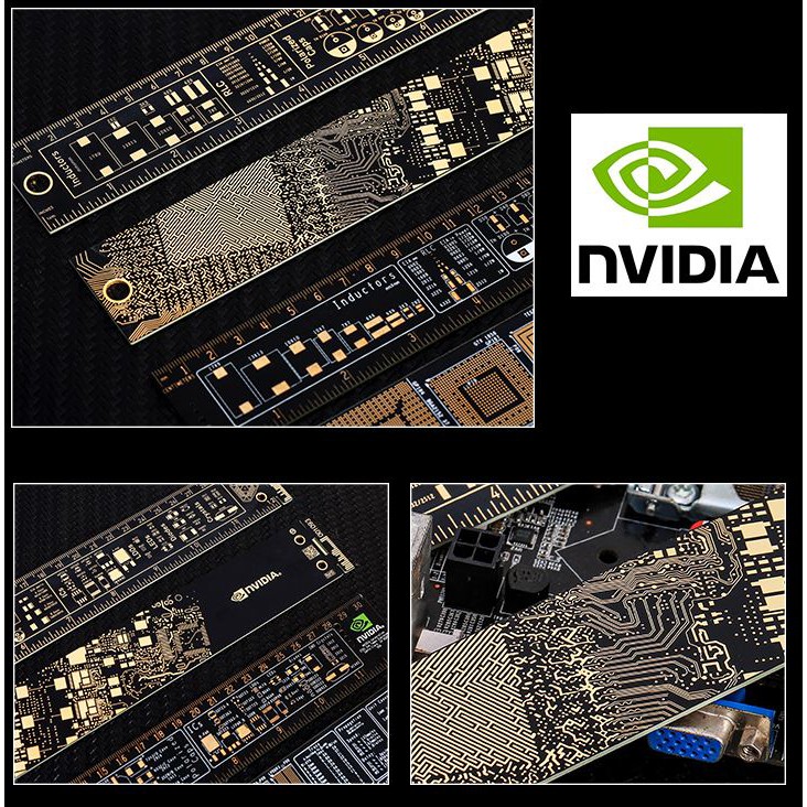 【現貨】二代Nvidia PCB Ruler信仰尺 封裝尺 N粉必備 電子科系相關最佳禮品 30CM
