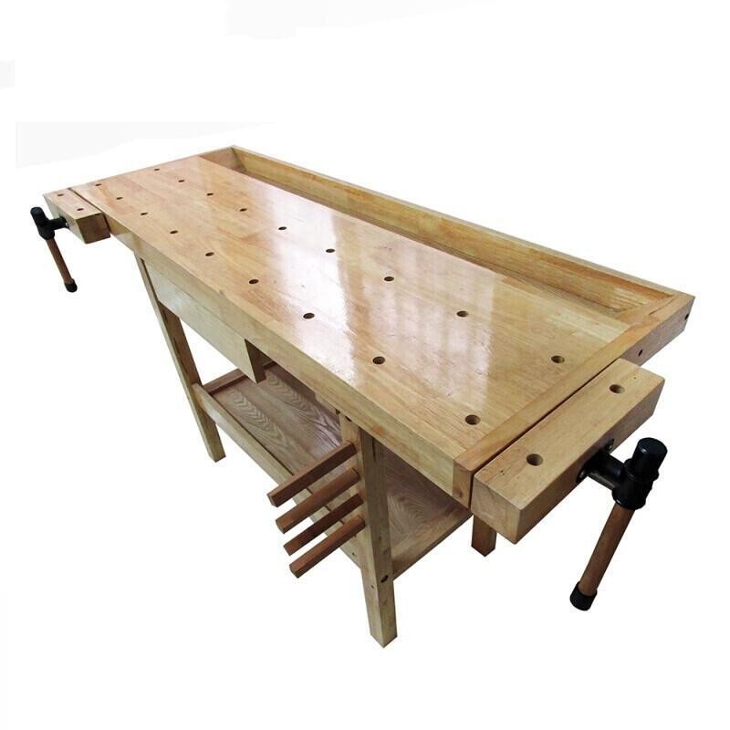 不是全部價格，需要聯繫客服兒童木工桌 實木家用橡膠木木工桌子固定操作臺工作臺多功能