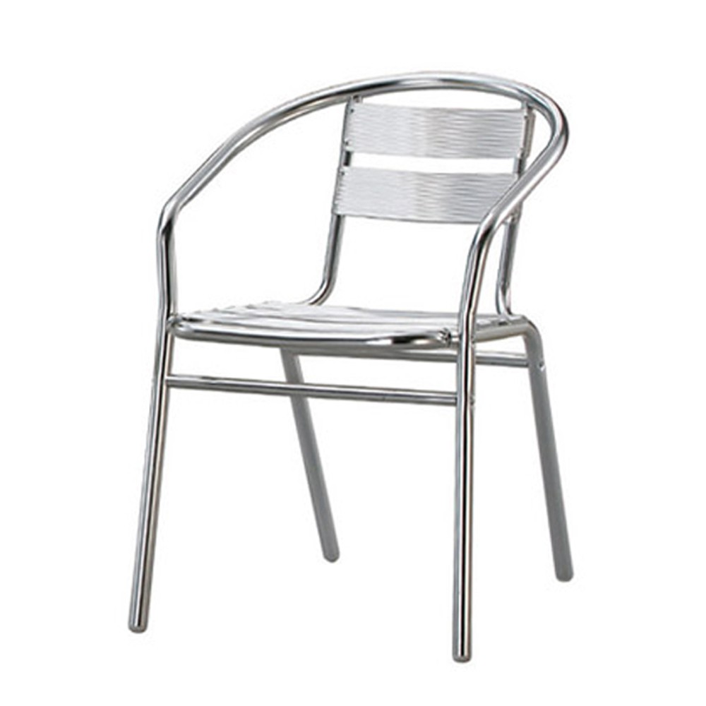 ONE HOUSE-奧克特級五板鋁製休閒椅(銀)