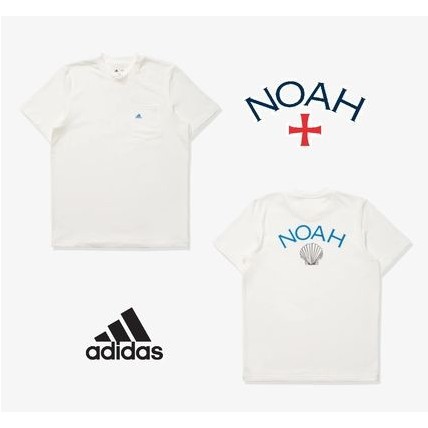 【HOMIEZ】NOAH X ADIDAS TF TEE【GM8426】白 聯名 短TEE