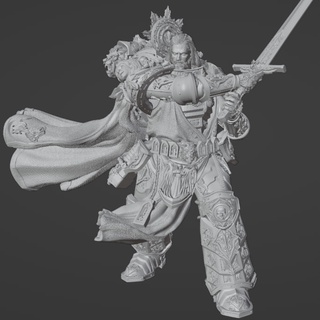 Tazo工坊[3D]Knight pose1 騎士，戰鬥姿 3D列印模型