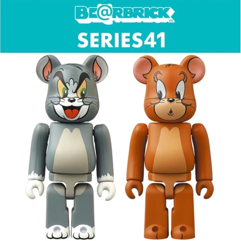 BE@RBRICK 庫柏力克熊 41代 100% 湯姆貓 傑利鼠